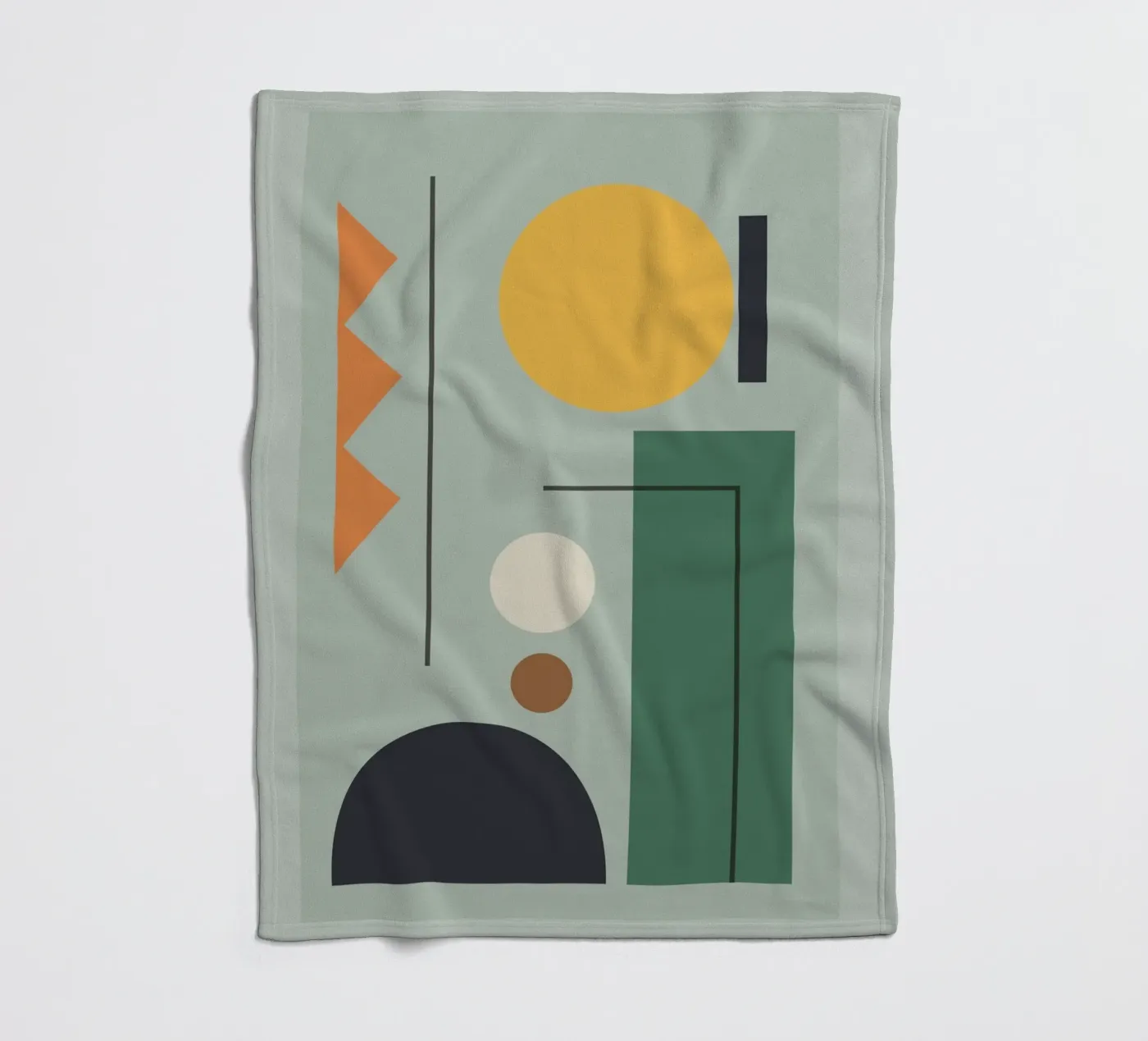 Modern Shape Composition plaid polaire de Gaite