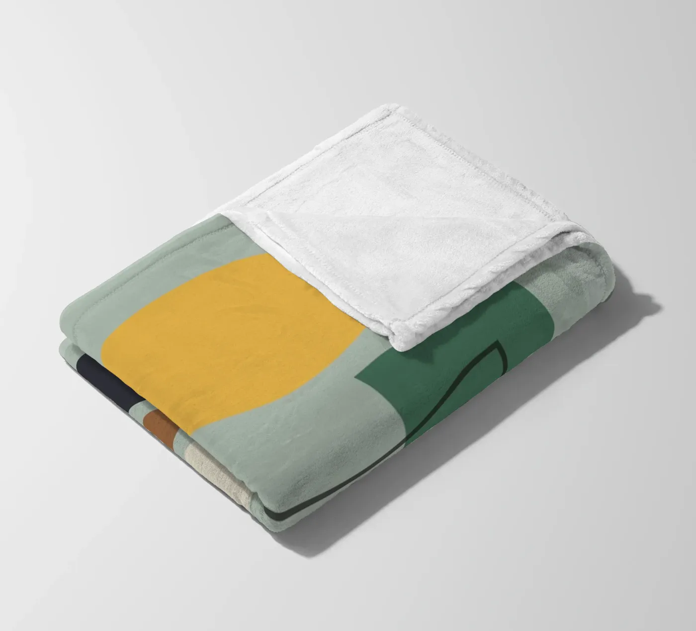 Modern Shape Composition plaid polaire de Gaite