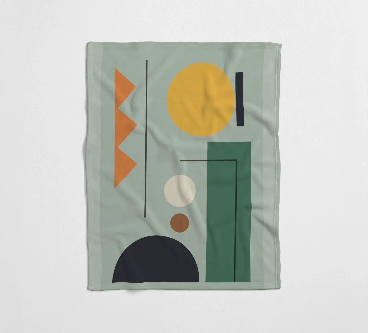 Modern Shape Composition plaid polaire de Gaite