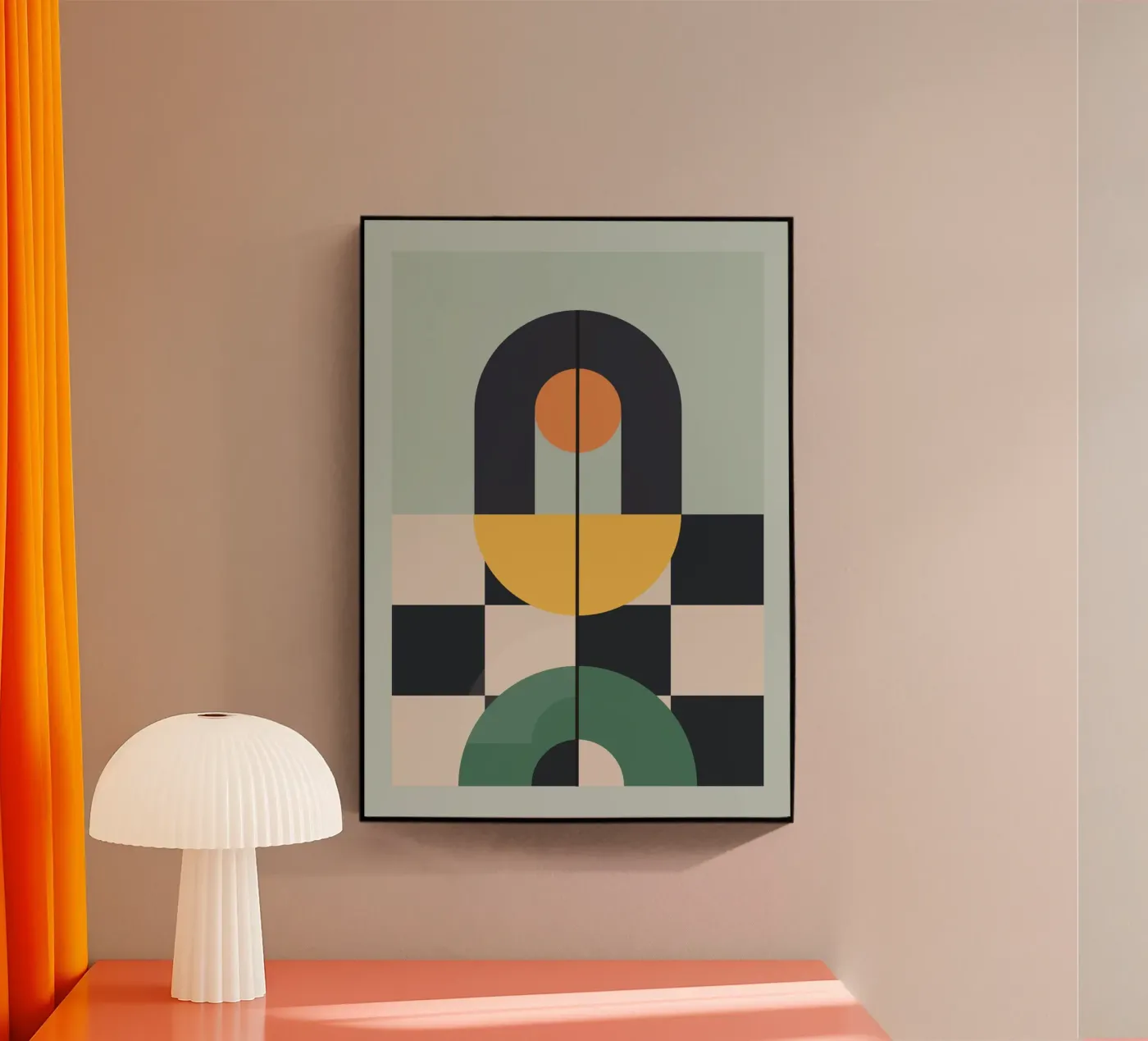 Modern Geometric Shapes plexiglass da Gaite