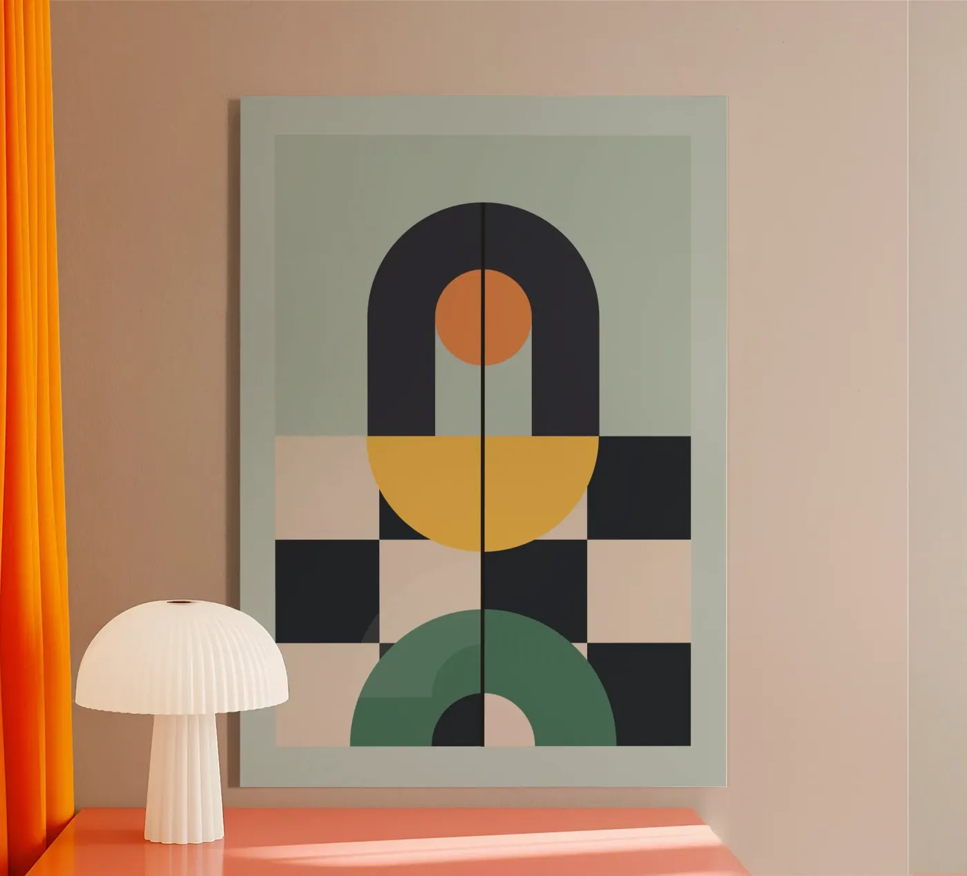 Modern Geometric Shapes plexiglass da Gaite