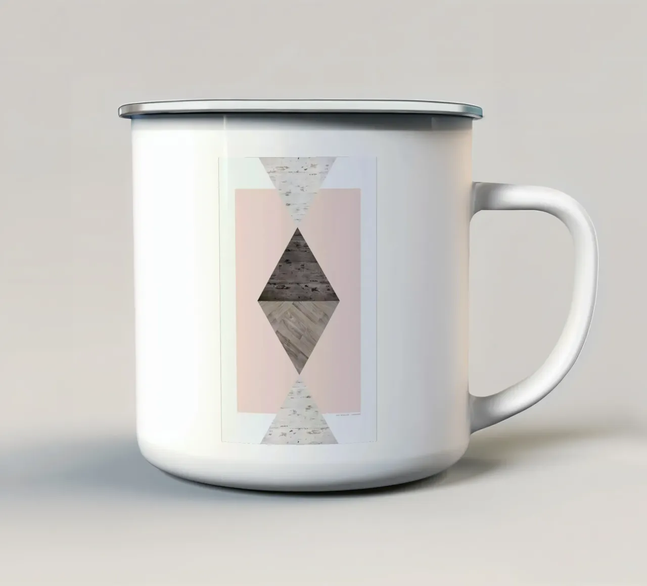Wood N.1 tazza in smalto da The Wall Shop