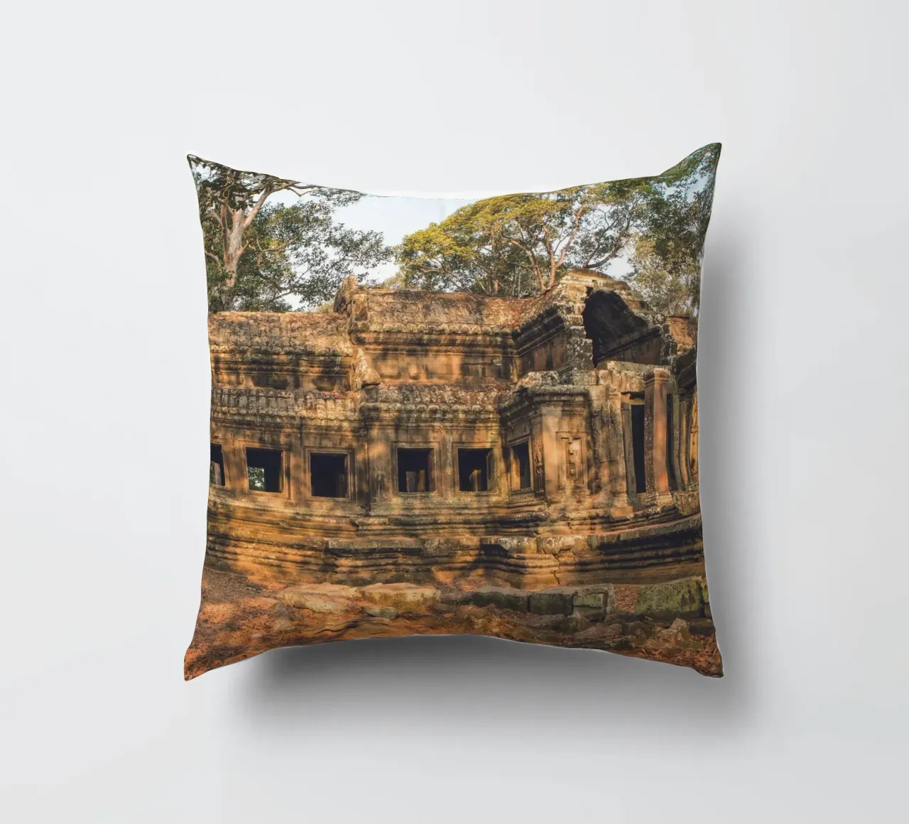 Angkor Wat cuscino da Dave Hare Photography