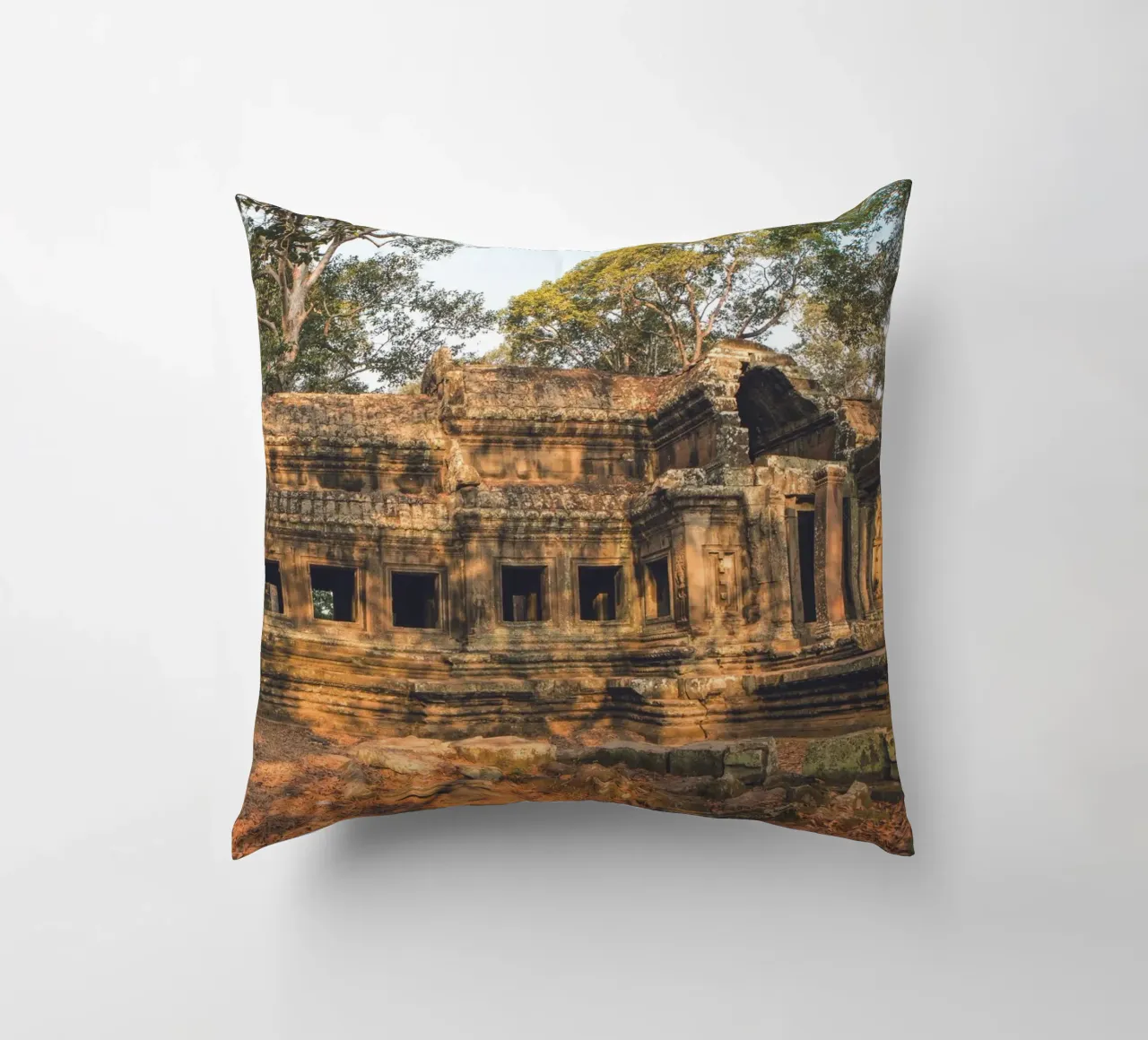 Angkor Wat cuscino da Dave Hare Photography
