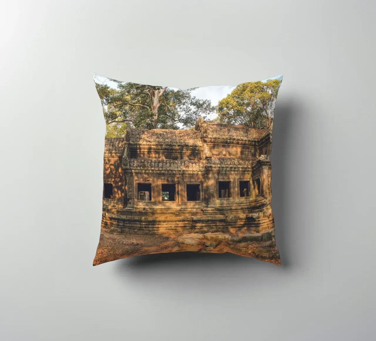 Angkor Wat cuscino da Dave Hare Photography