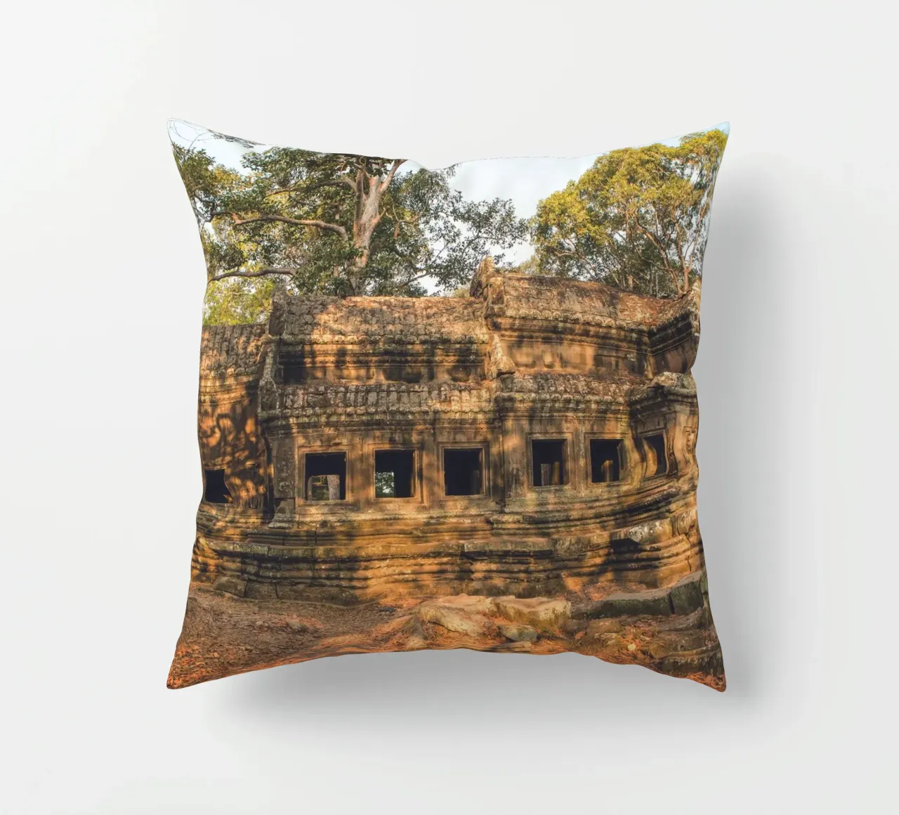 Angkor Wat cuscino da Dave Hare Photography