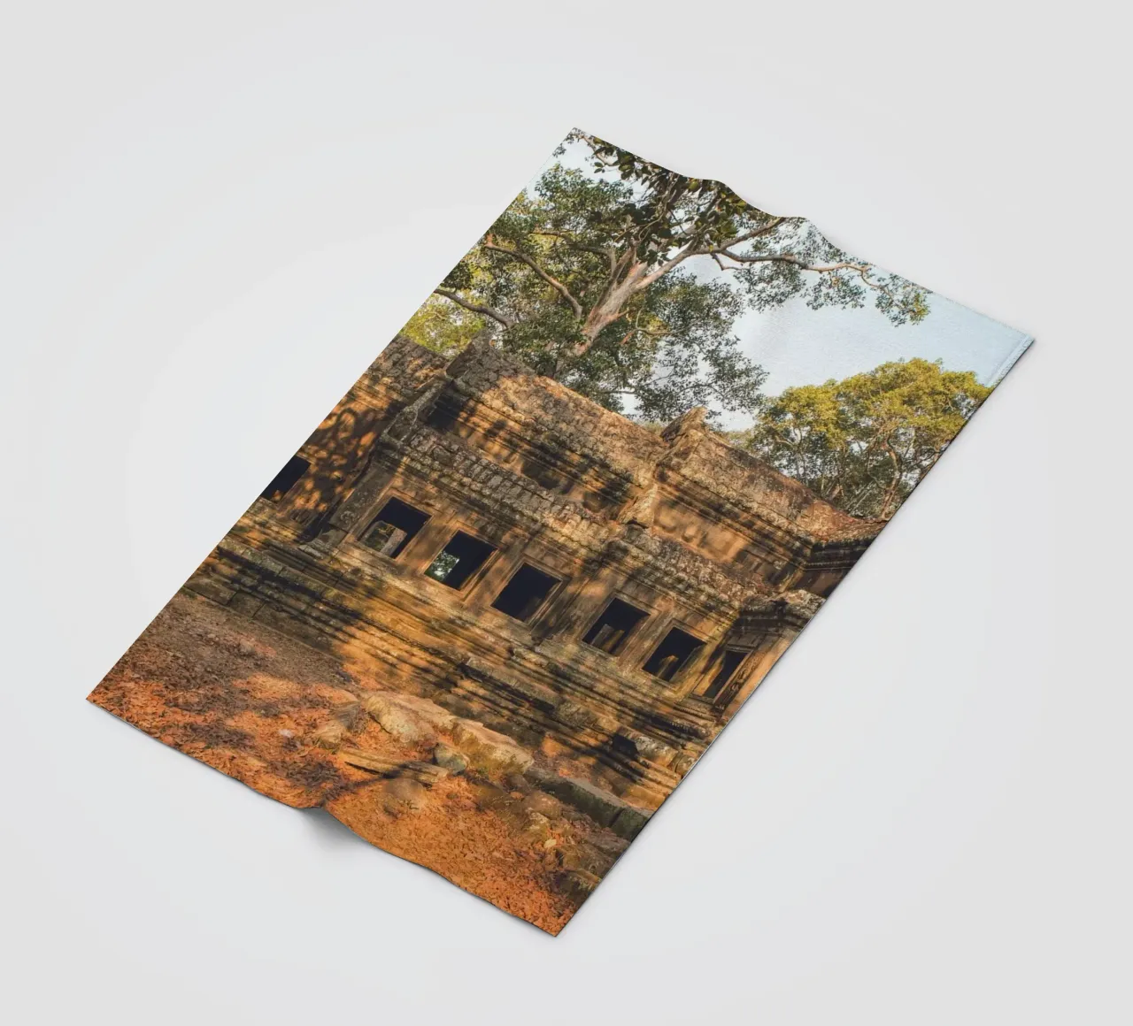 Angkor Wat coperta in pile da Dave Hare Photography
