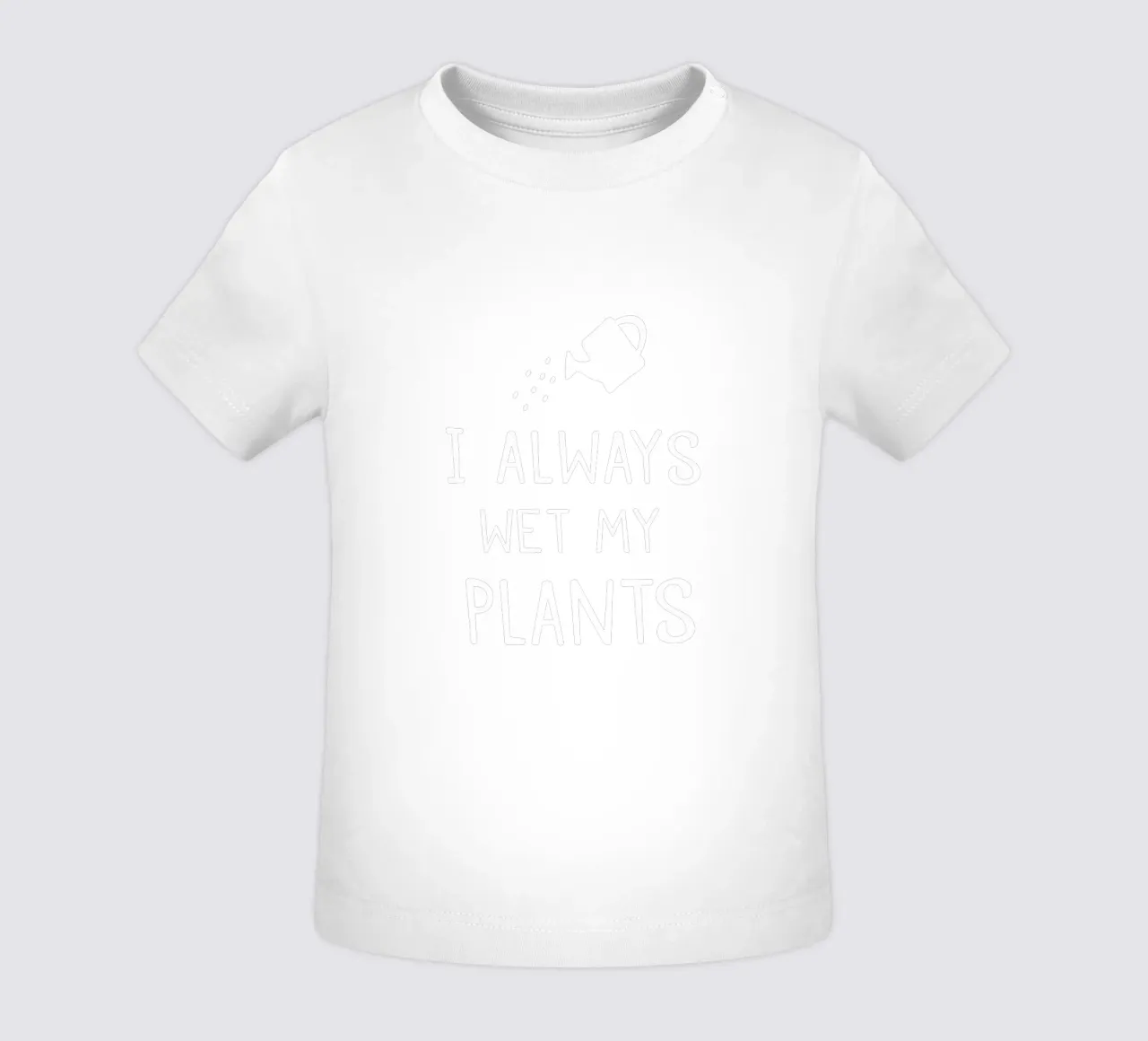 I always wet my plants maglietta neonato da mygreenvalue