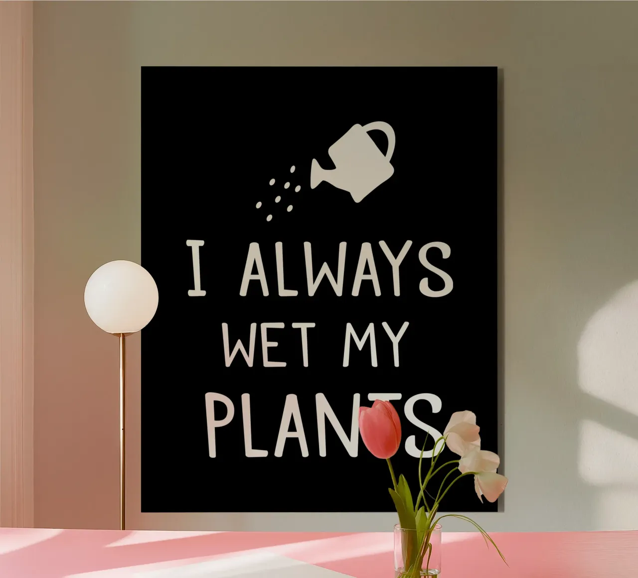 I always wet my plants alluminio dibond da mygreenvalue