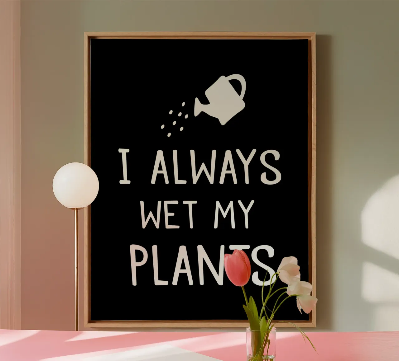 I always wet my plants canvas van mygreenvalue