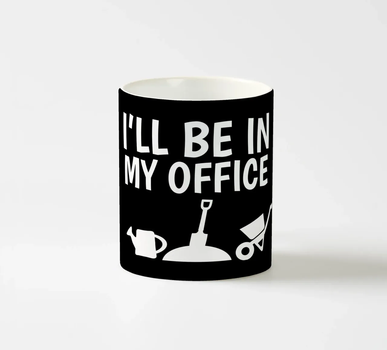 I'll be in my garden office tazza in ceramica da mygreenvalue