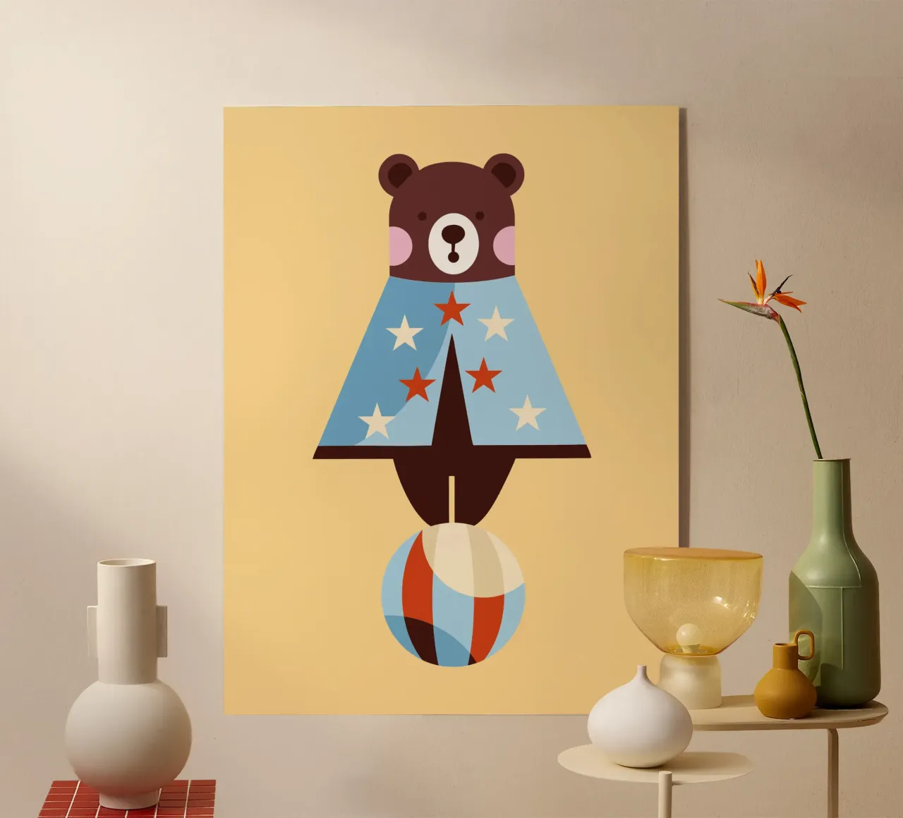 Super Bear Acryl-Glas von persoenlichelieblinge