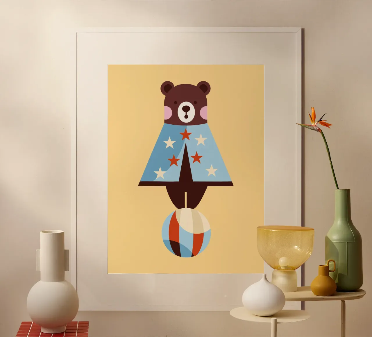Super Bear poster van persoenlichelieblinge