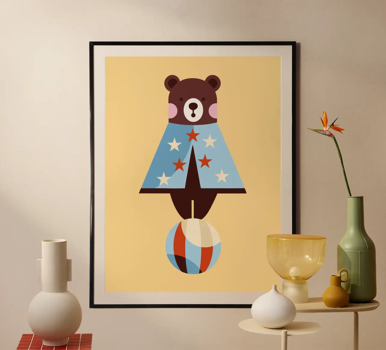 Super Bear poster van persoenlichelieblinge