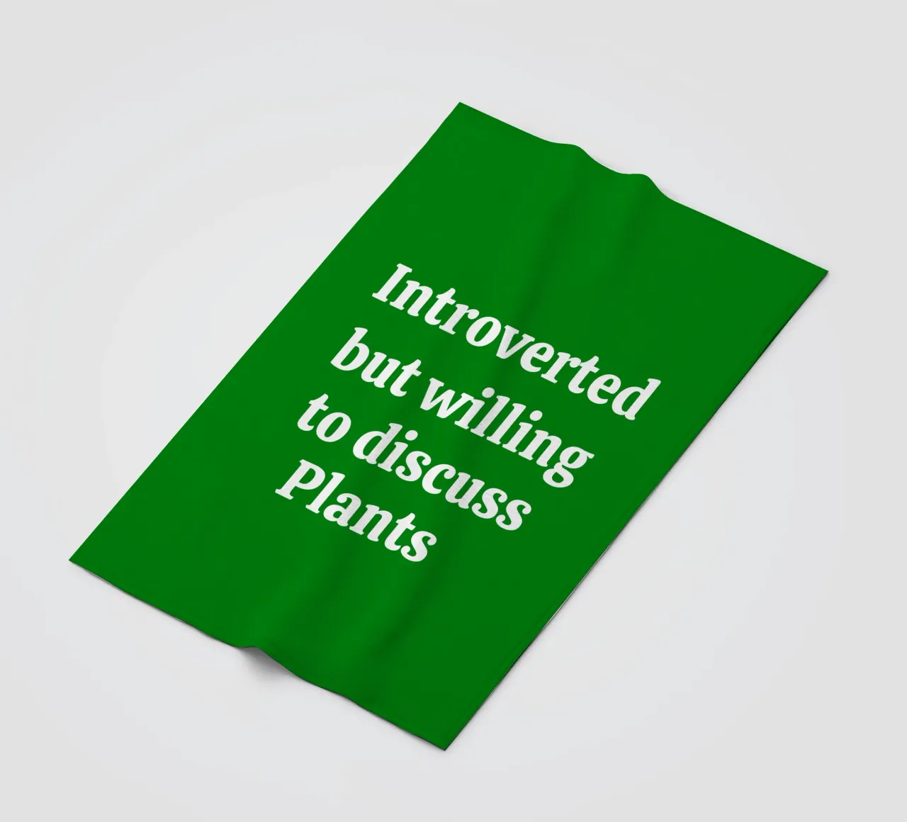 Introverted but willing to discuss plants coperta in pile da mygreenvalue