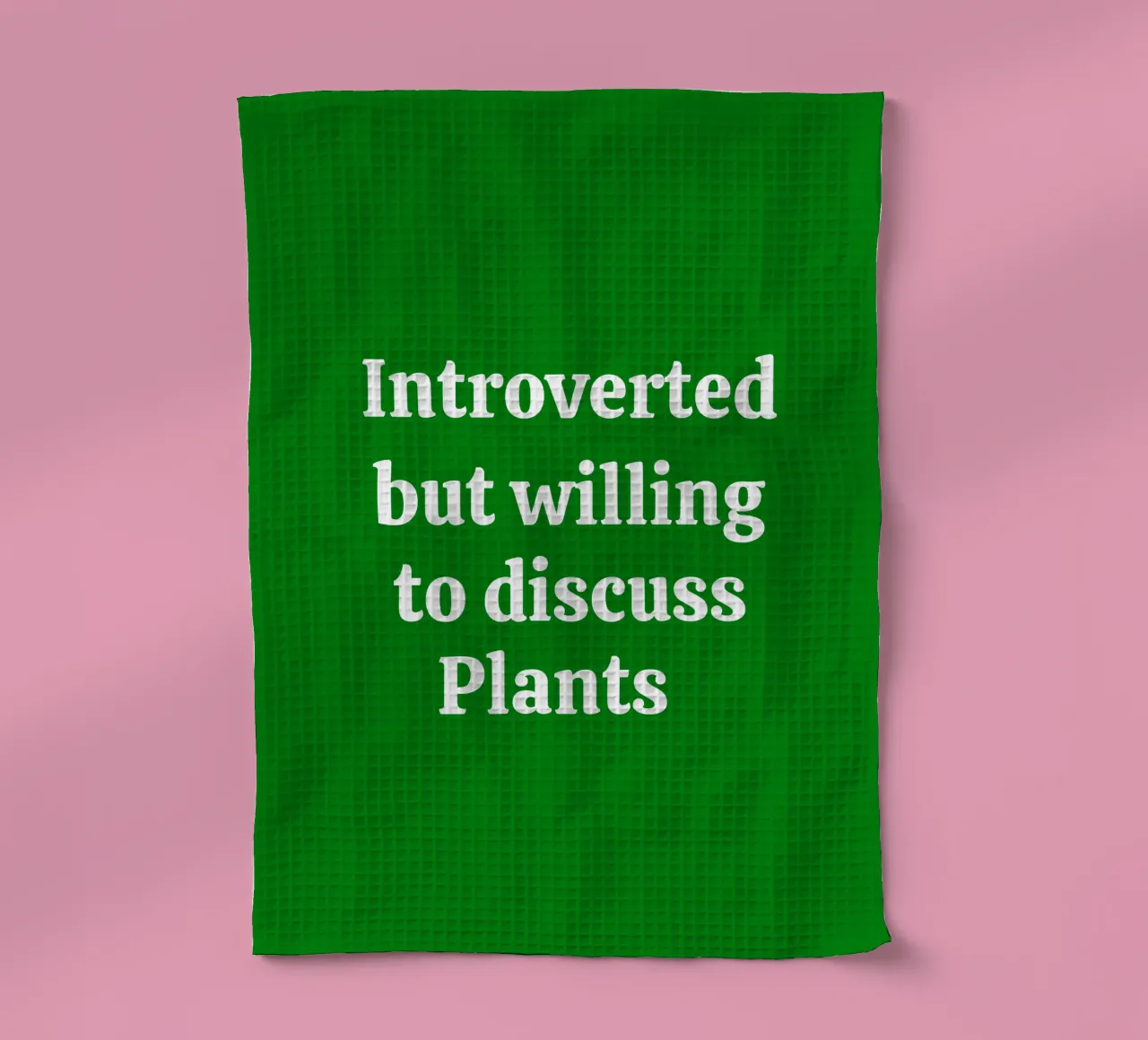 Introverted but willing to discuss plants canovaccio da cucina da mygreenvalue