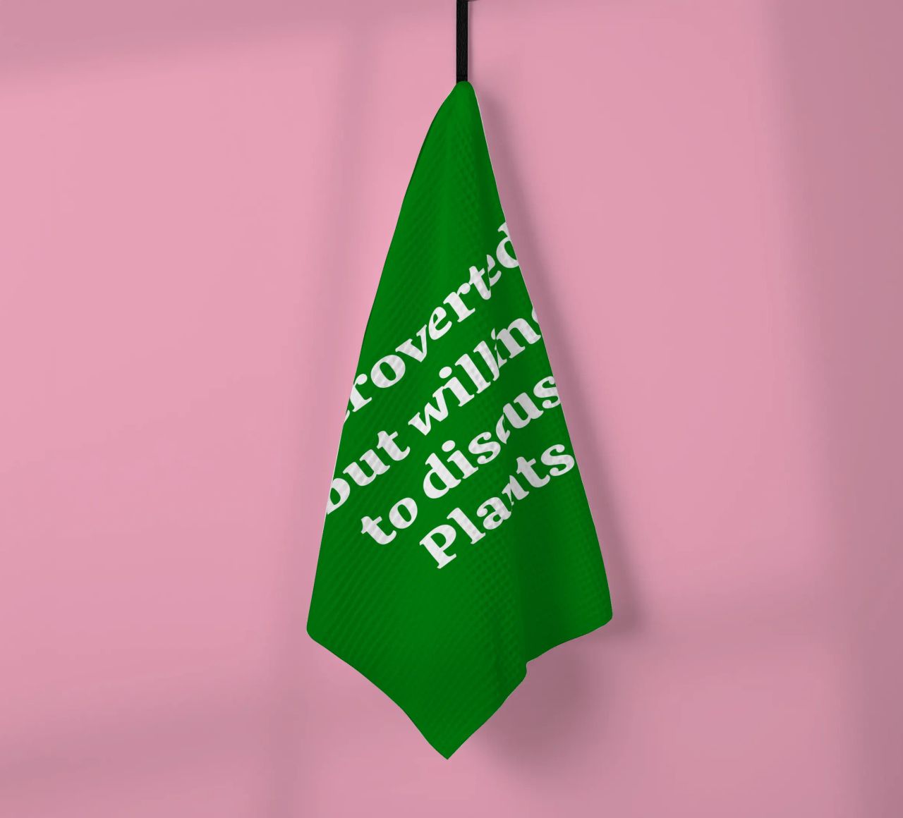 Introverted but willing to discuss plants canovaccio da cucina da mygreenvalue