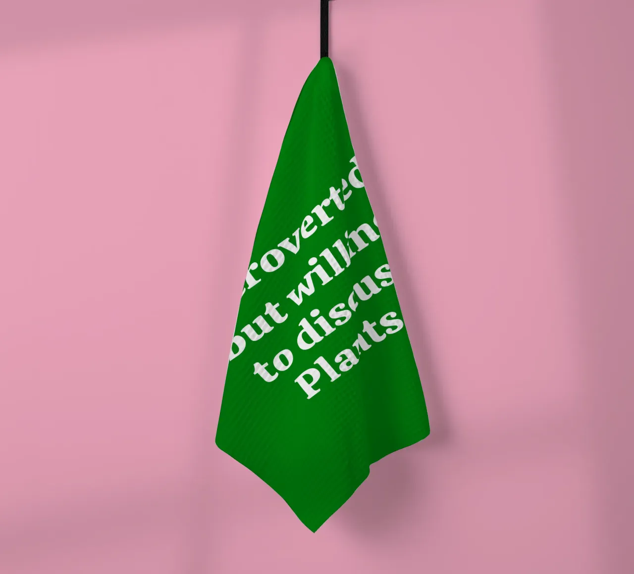 Introverted but willing to discuss plants canovaccio da cucina da mygreenvalue
