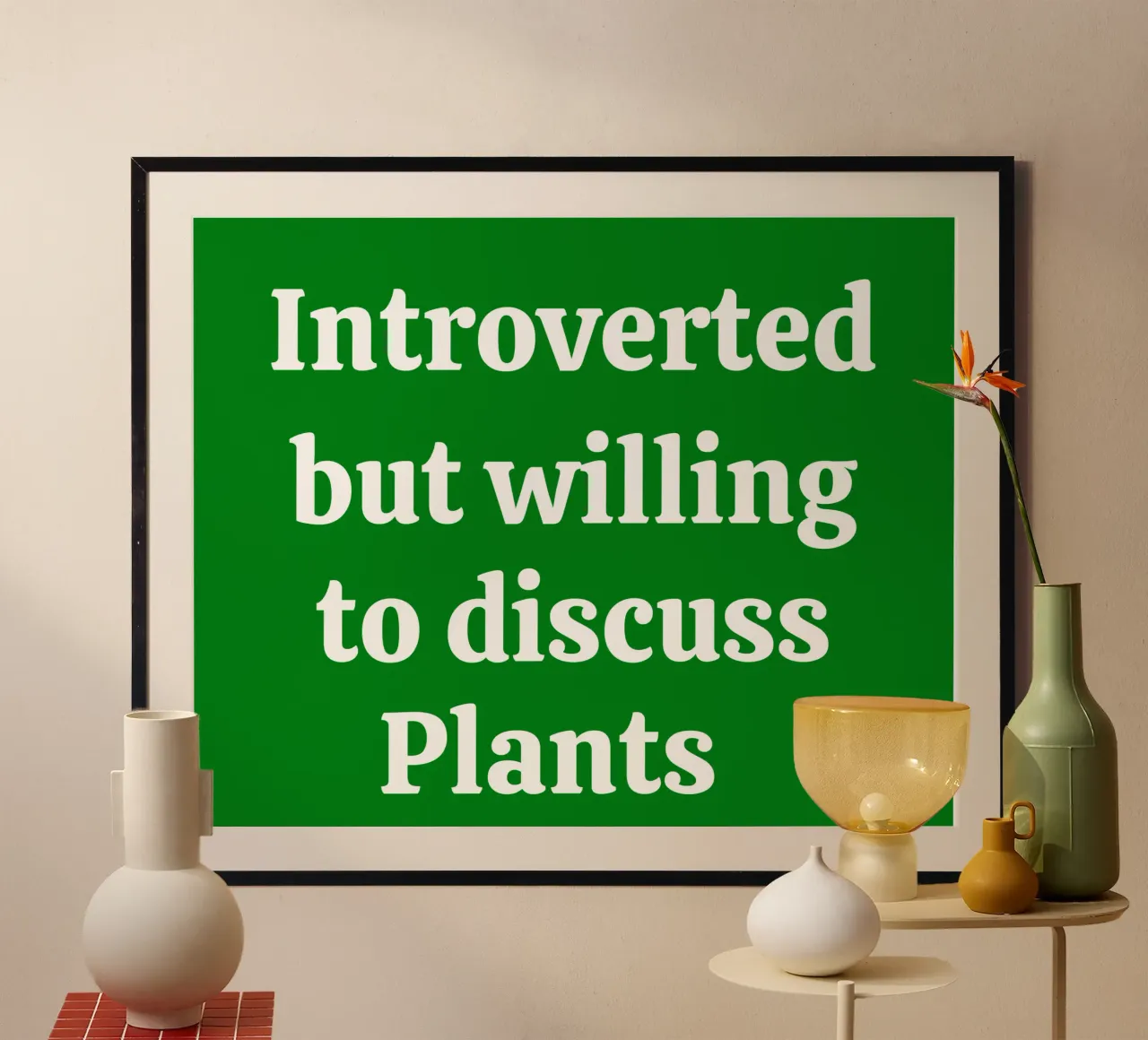 Introverted but willing to discuss plants hahnemühle van mygreenvalue