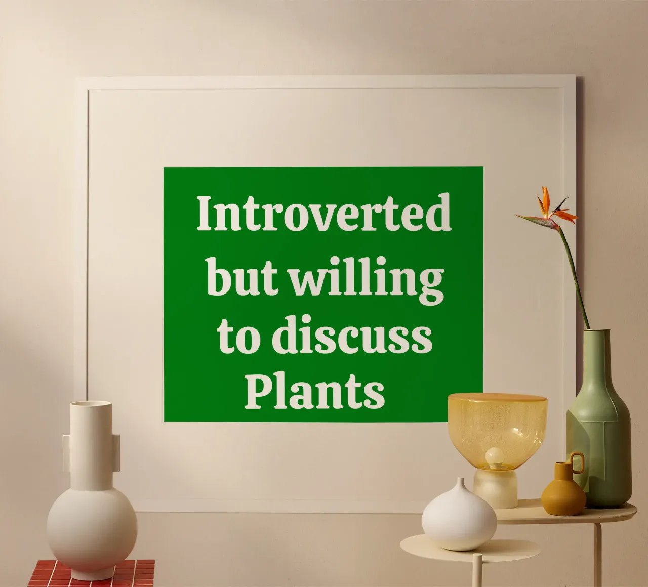 Introverted but willing to discuss plants Hahnemühle von mygreenvalue