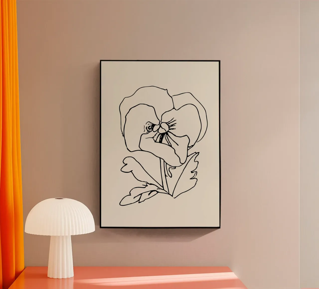 Plain Pansy plexiglass da treechild