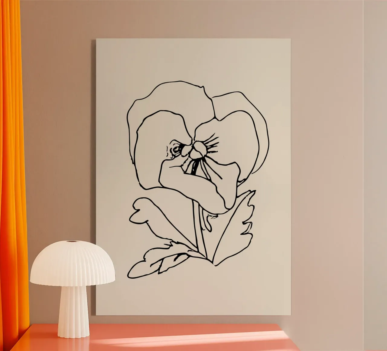 Plain Pansy plexiglass da treechild