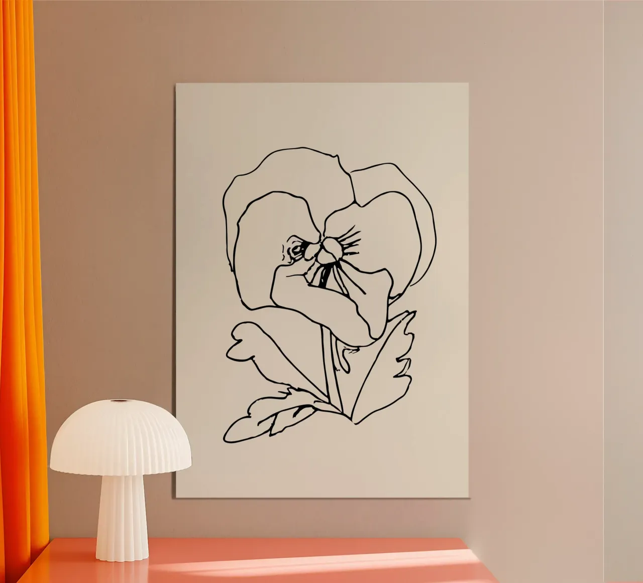 Plain Pansy poster da treechild