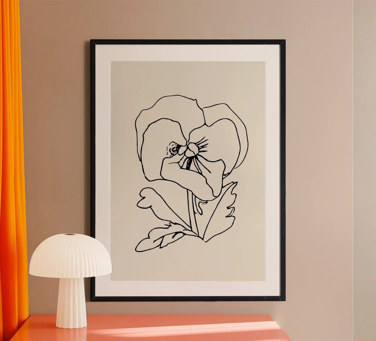 Plain Pansy poster da treechild