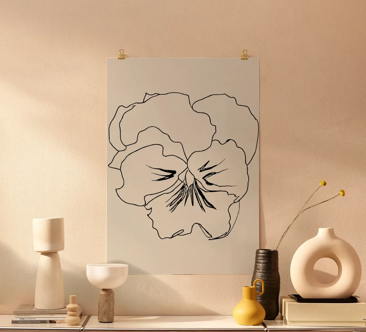 Plain Pansy poster da treechild