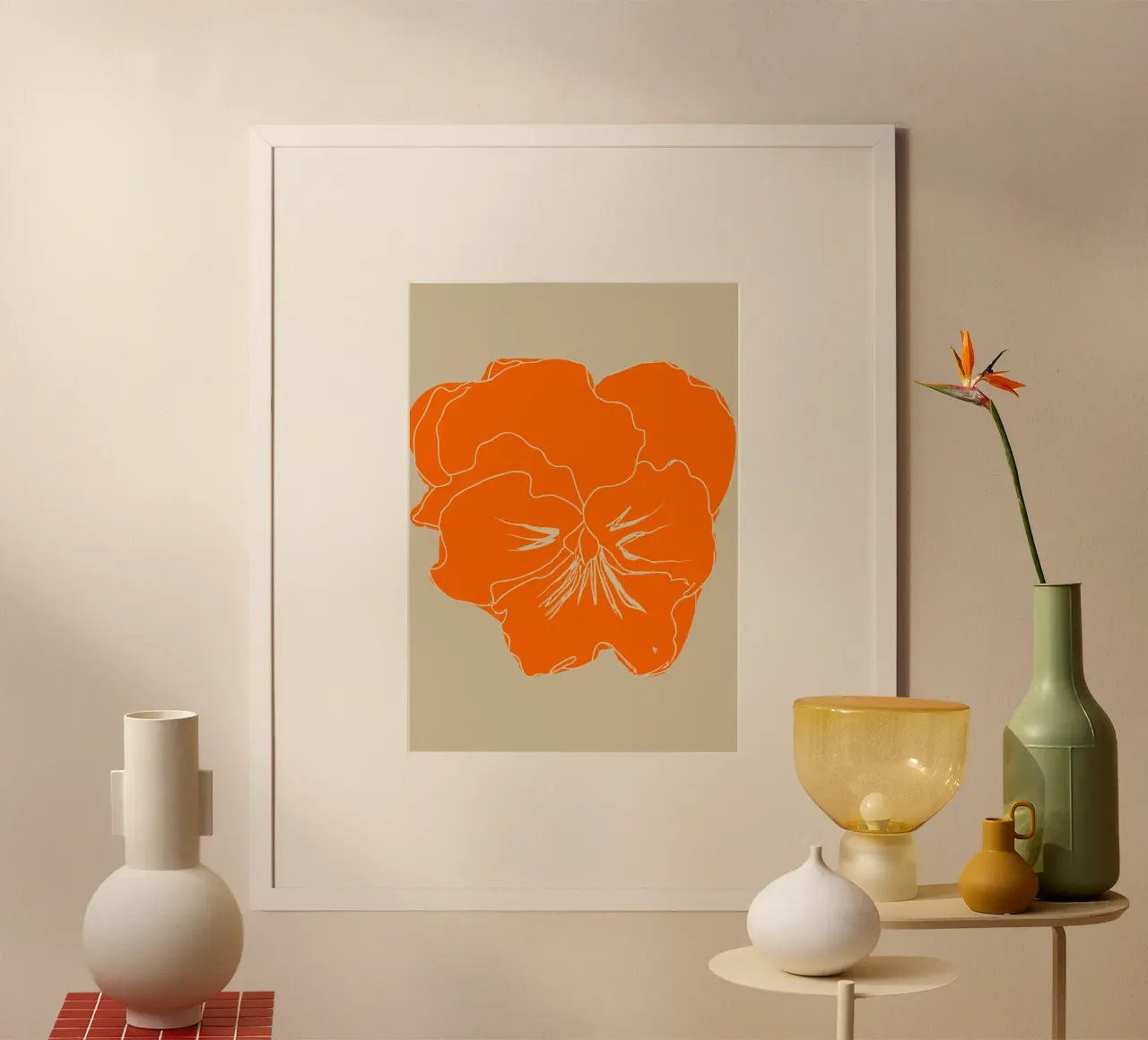 Orange Plansy poster da treechild