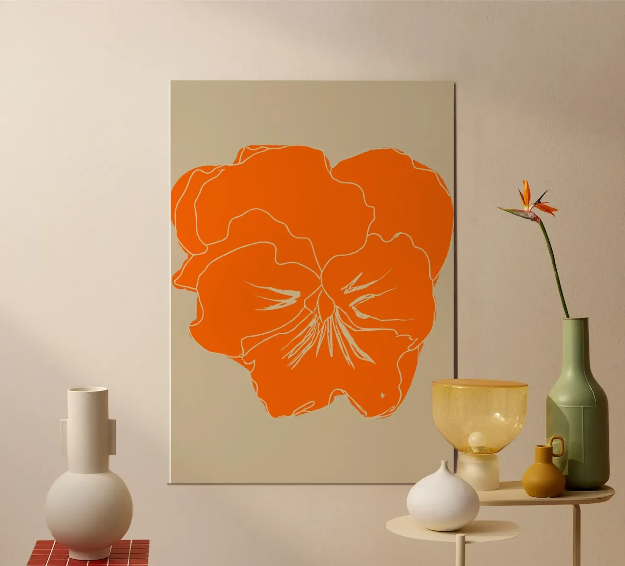 Orange Plansy poster da treechild