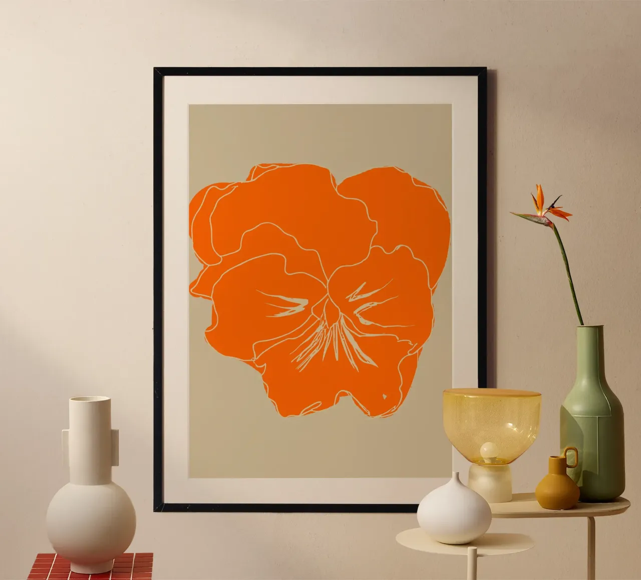 Orange Plansy poster da treechild