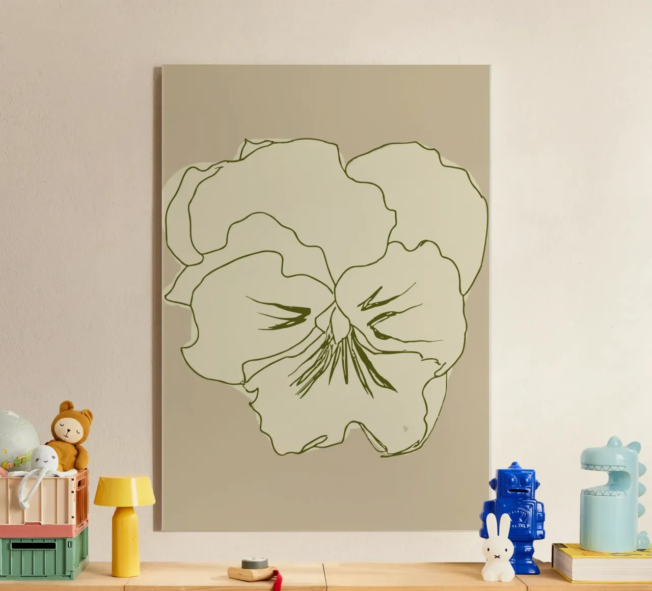 Beige Plansy plexiglass da treechild