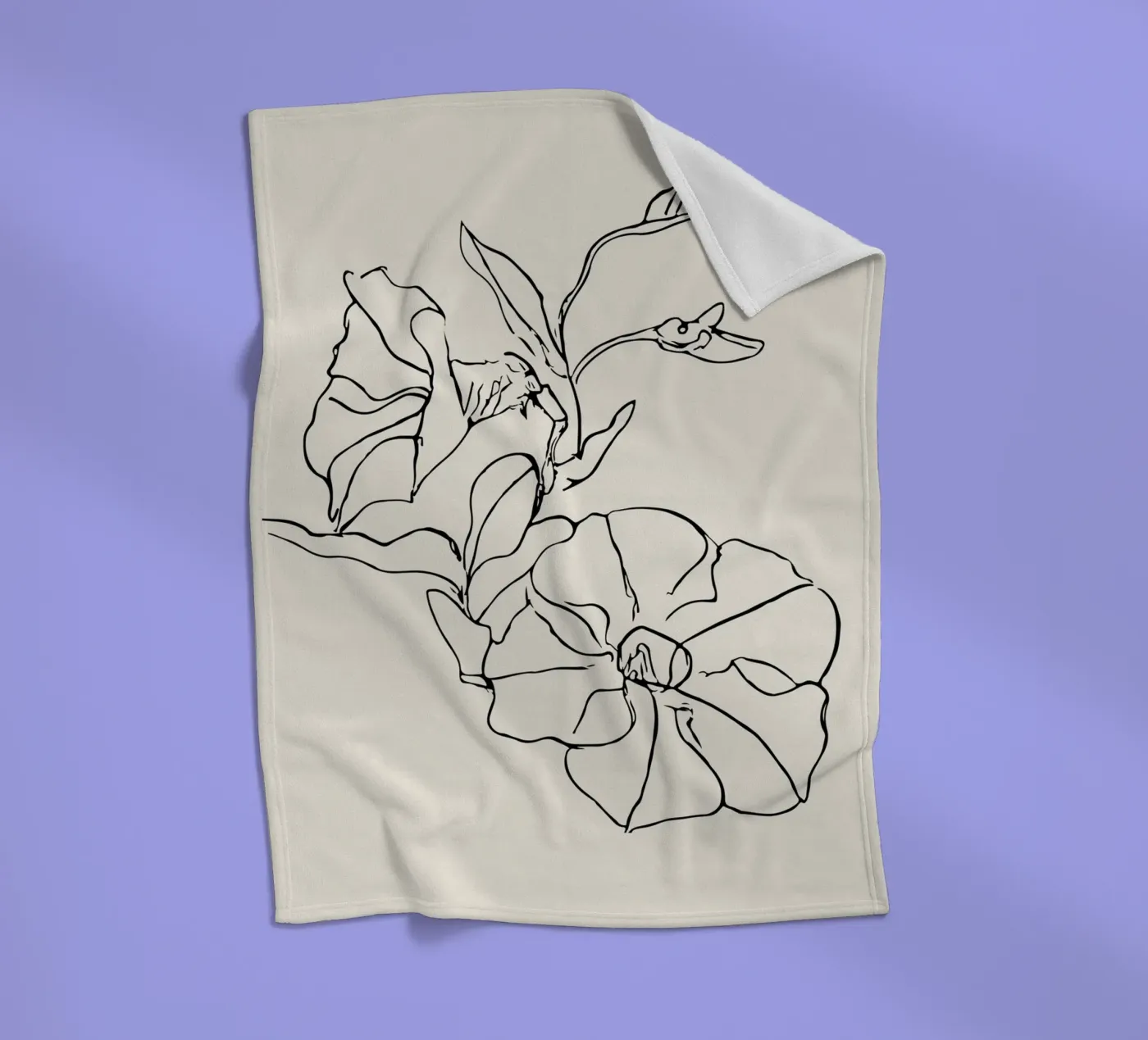 Plain Flowers fleecedeken van treechild