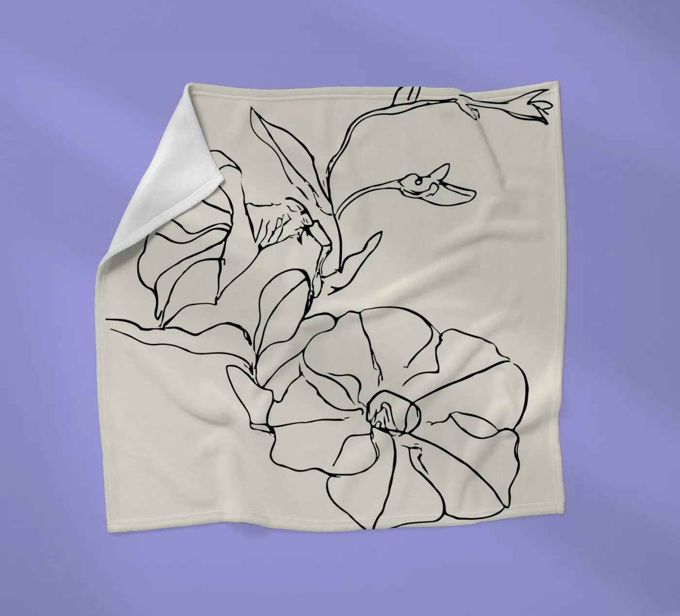 Plain Flowers fleecedeken van treechild