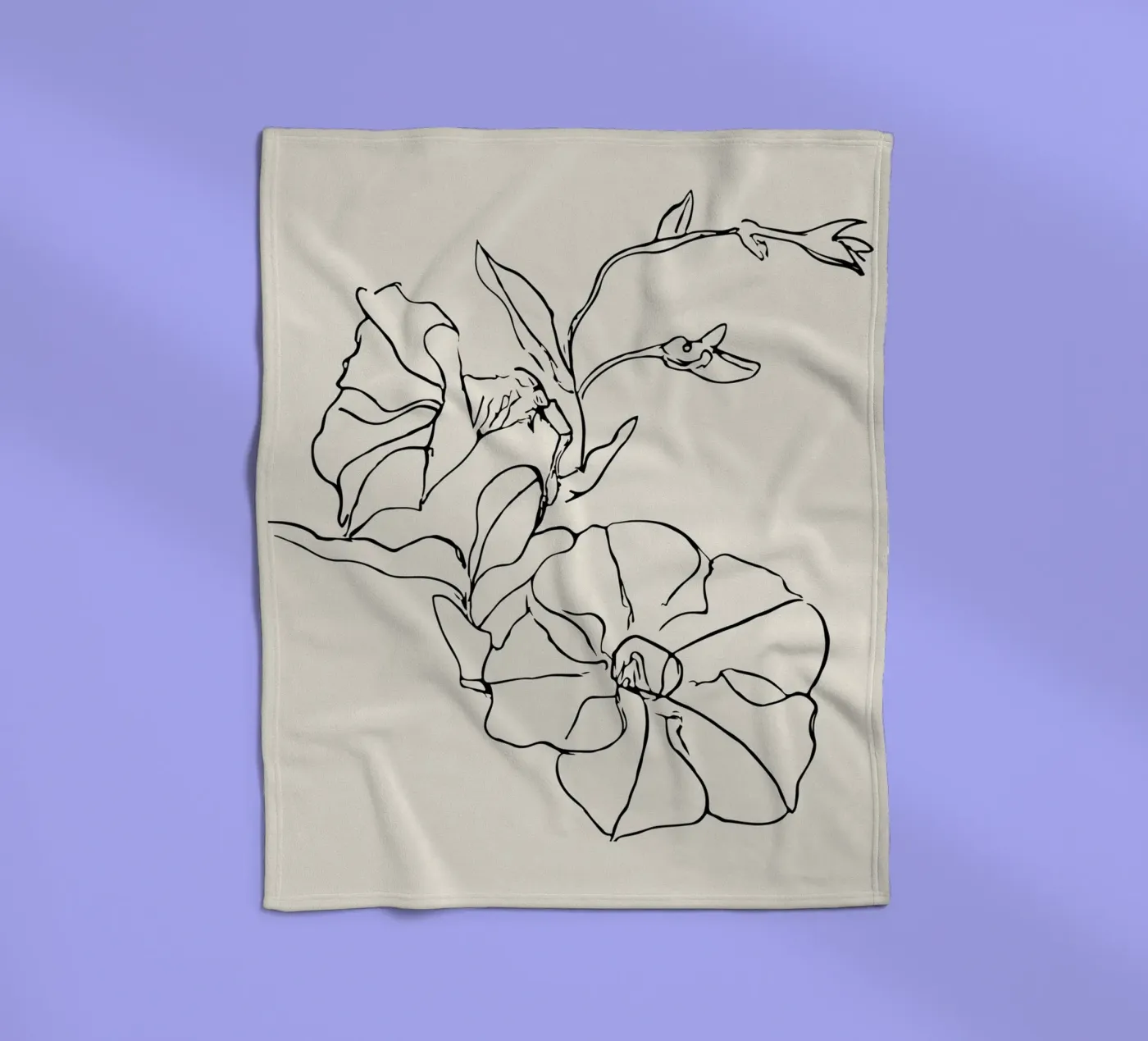 Plain Flowers fleecedeken van treechild