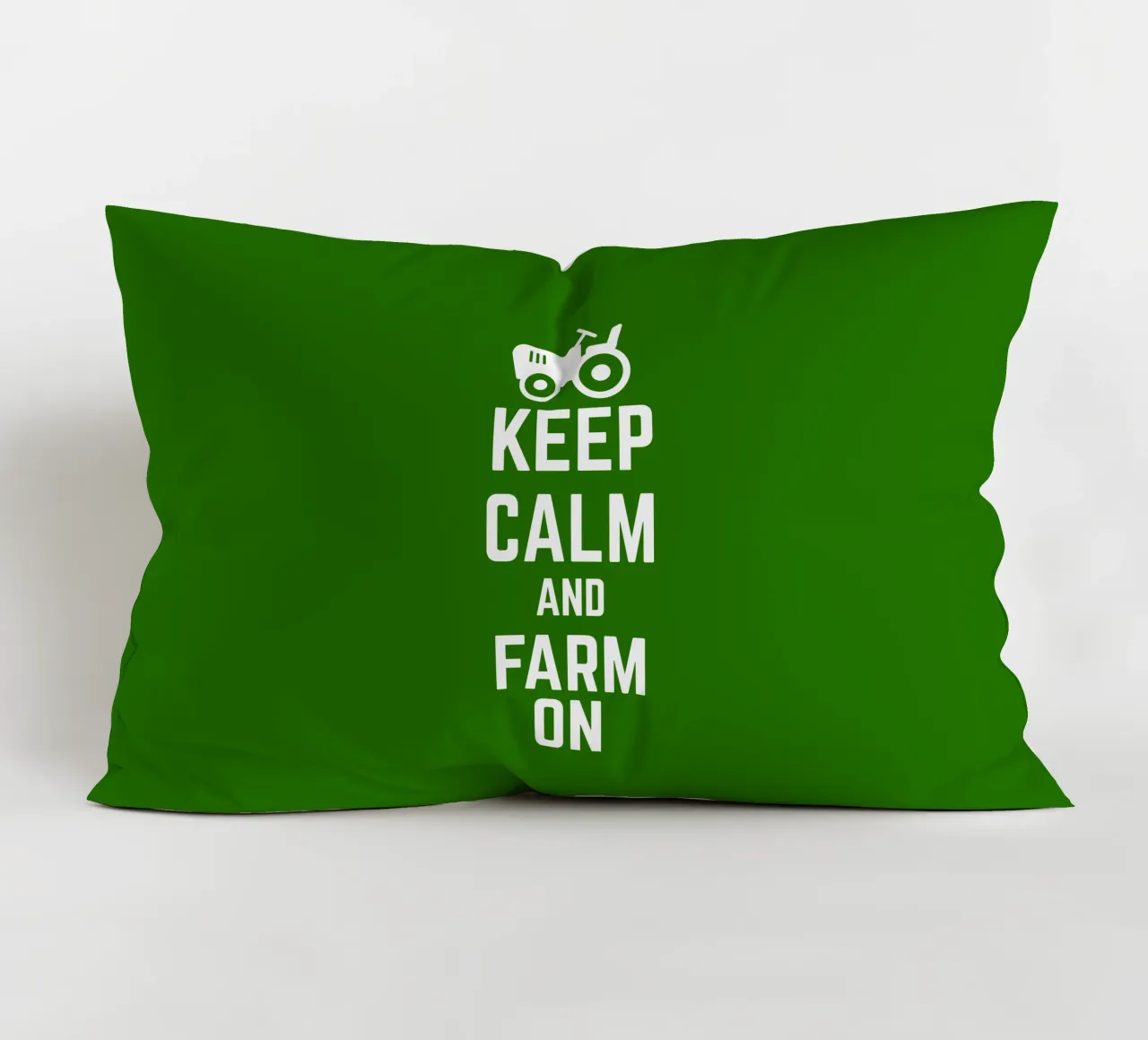 Keep calm and farm on cuscino da mygreenvalue