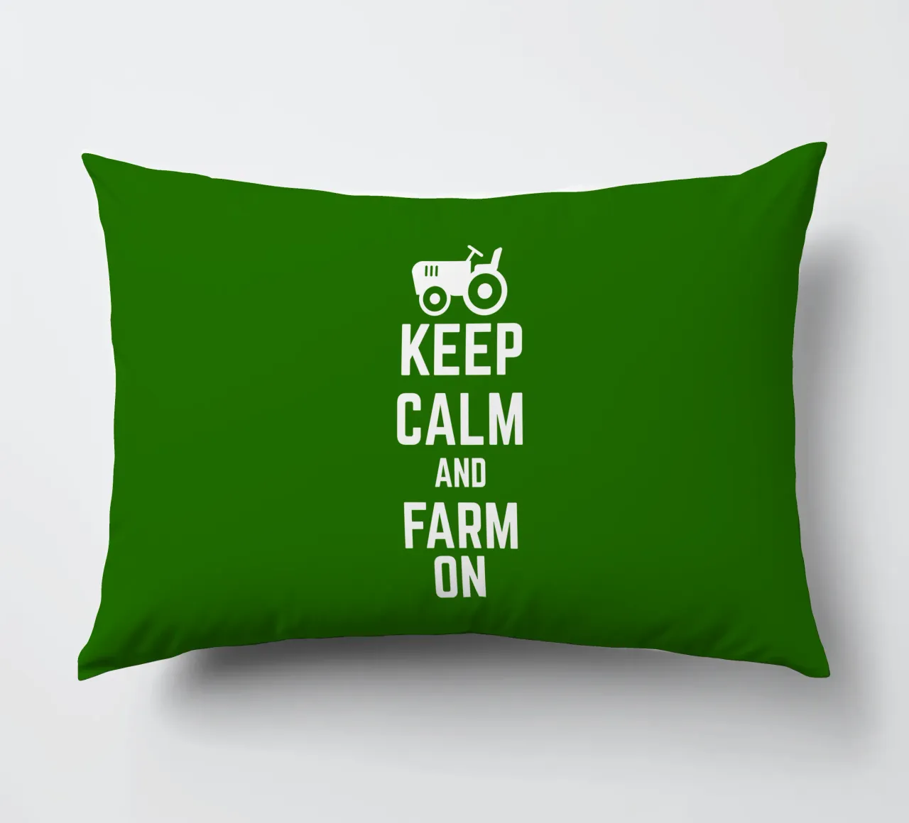 Keep calm and farm on cuscino da mygreenvalue