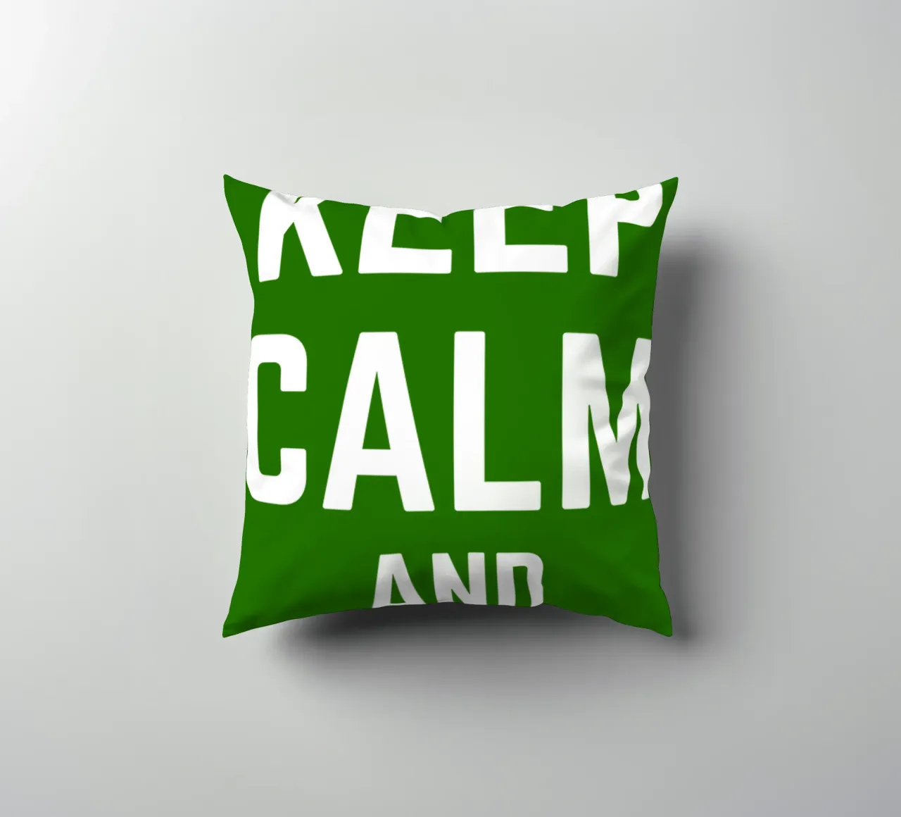 Keep calm and farm on cuscino da mygreenvalue