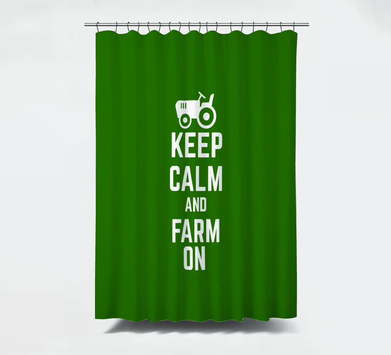 Keep calm and farm on tenda da doccia da mygreenvalue