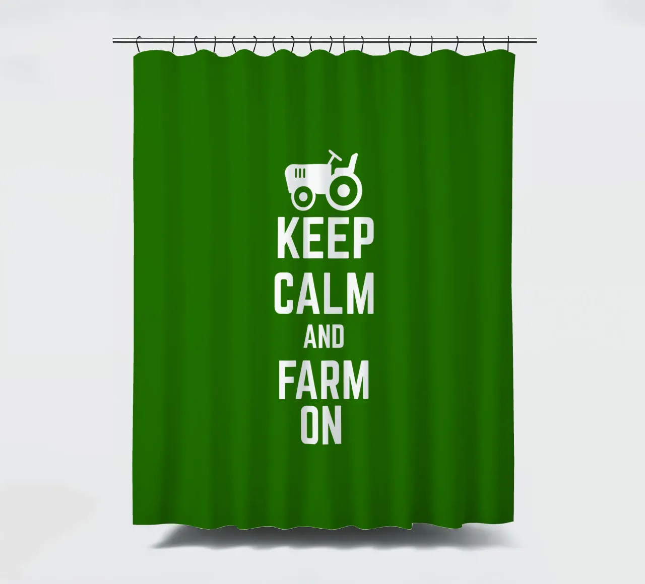 Keep calm and farm on tenda da doccia da mygreenvalue
