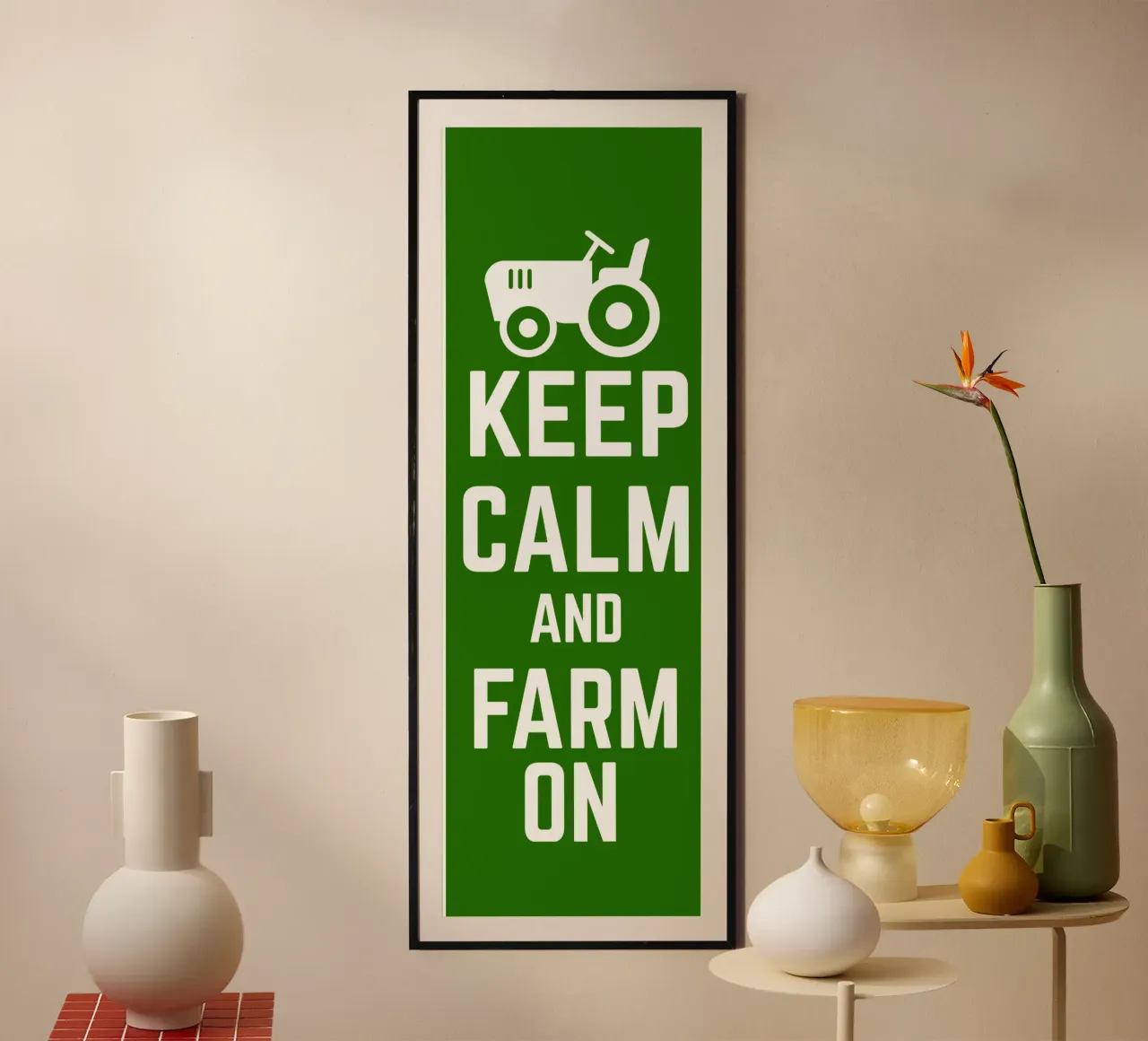 Keep calm and farm on carta hahnemühle da mygreenvalue