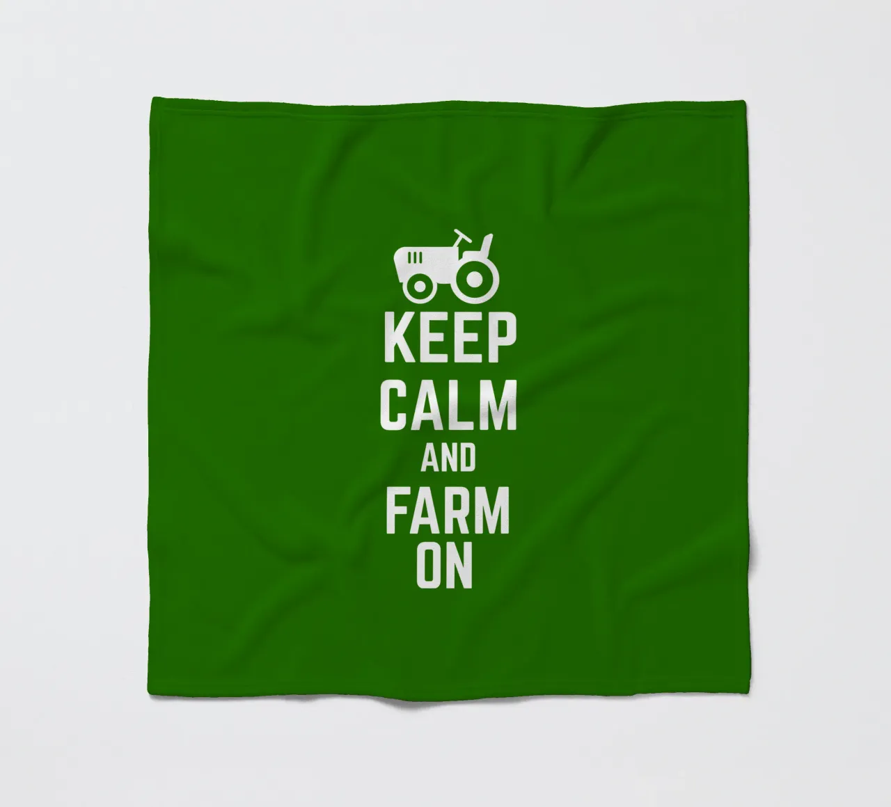 Keep calm and farm on coperta in pile da mygreenvalue