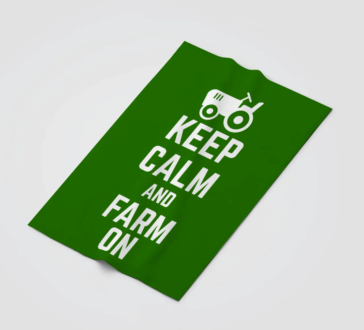 Keep calm and farm on coperta in pile da mygreenvalue