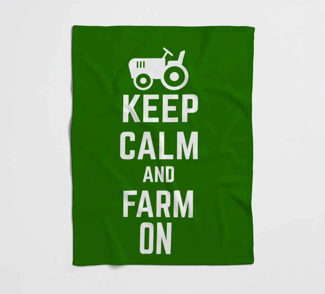 Keep calm and farm on coperta in pile da mygreenvalue