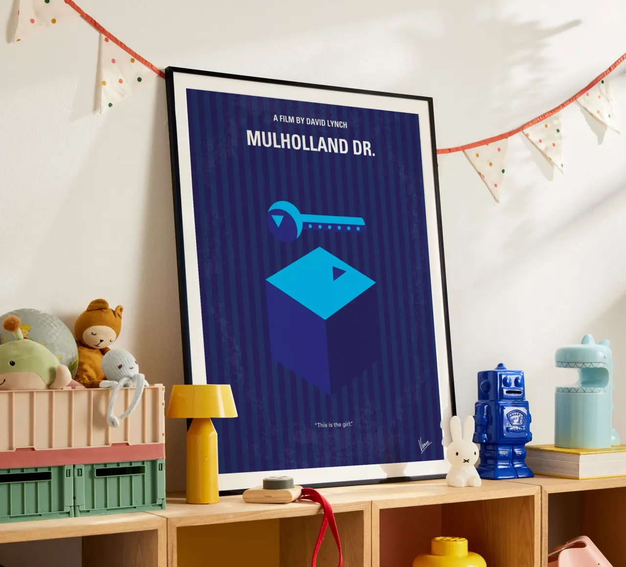 No323 My MULHOLLAND DRIVE minimal movie poster poster da Chungkong