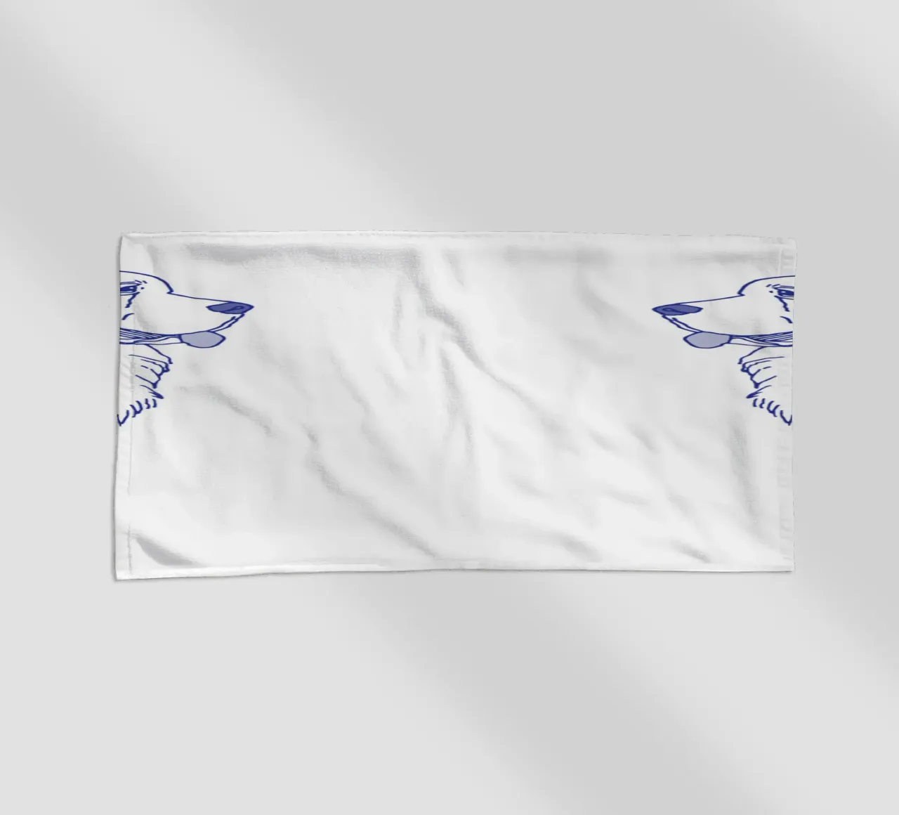 Newfoundland telo mare da Blue on White