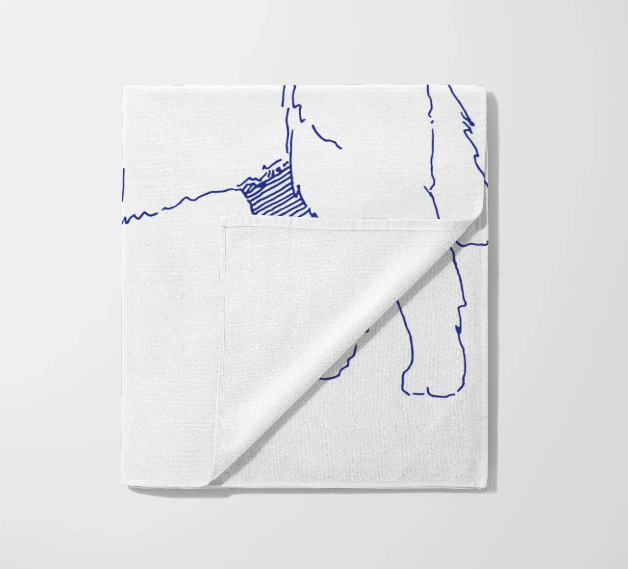 Newfoundland telo mare da Blue on White