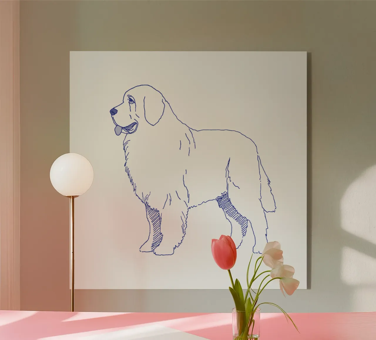 terranova plexiglass da Blue on White