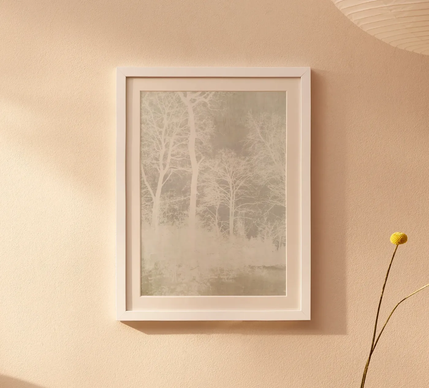 white silhouettes poster da Visuelle Poesie am Wegesrand